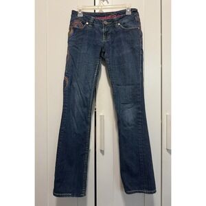 Coogie Y2K Blue Wide Leg Denim Jeans Size 3/4